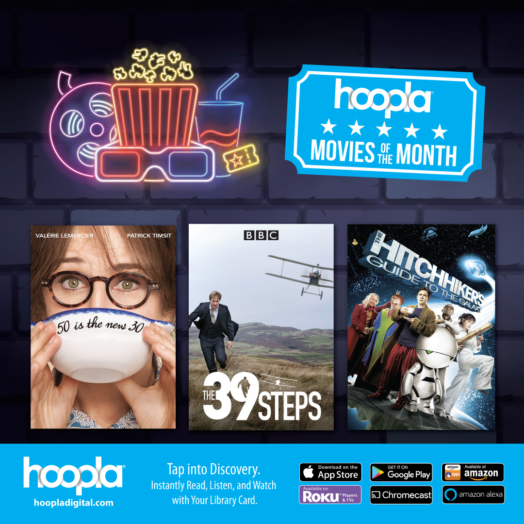 Hoopla July Movies of the Month