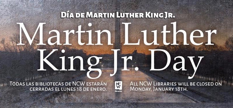 Our Libraries Will Be Closed for MLK Day