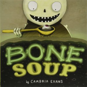 cubierta de libro de sopa de huesos